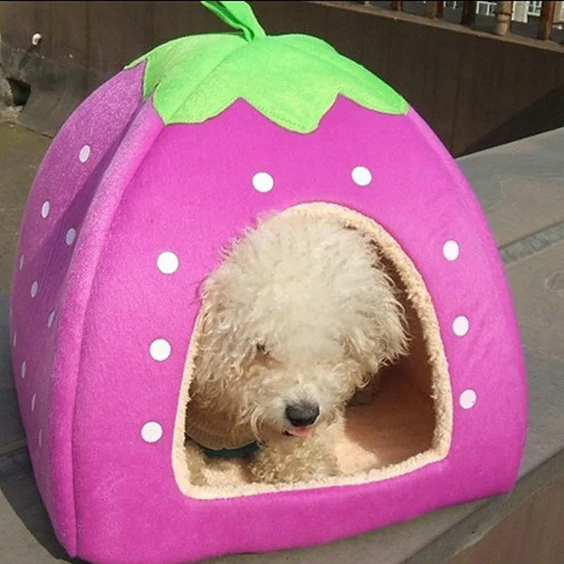 Vividly Lovely Strawberry Design Pet Cage