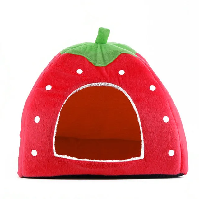 Vividly Lovely Strawberry Design Pet Cage