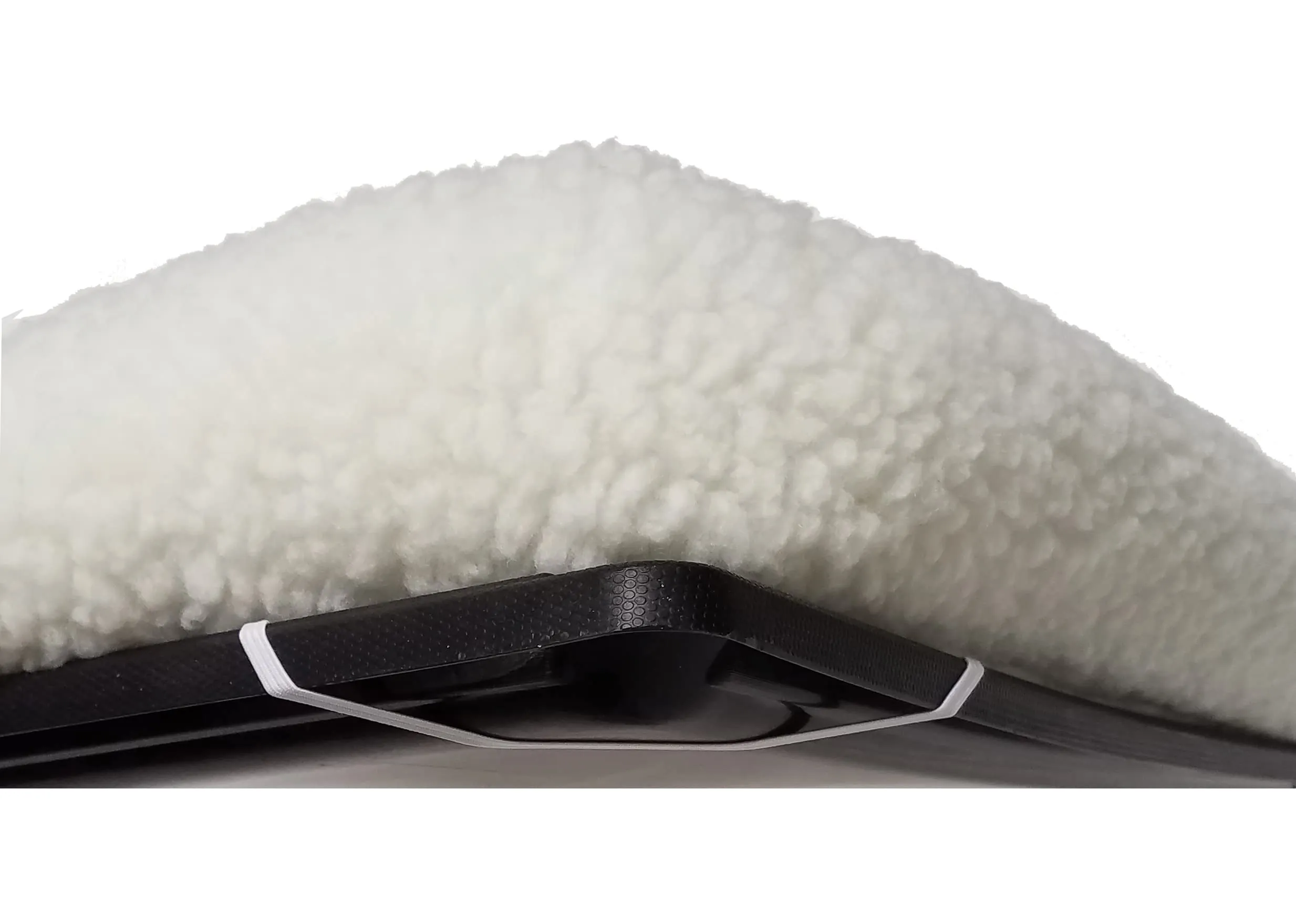 White Fleece Pet Bed for 24-Inch Dog Crate