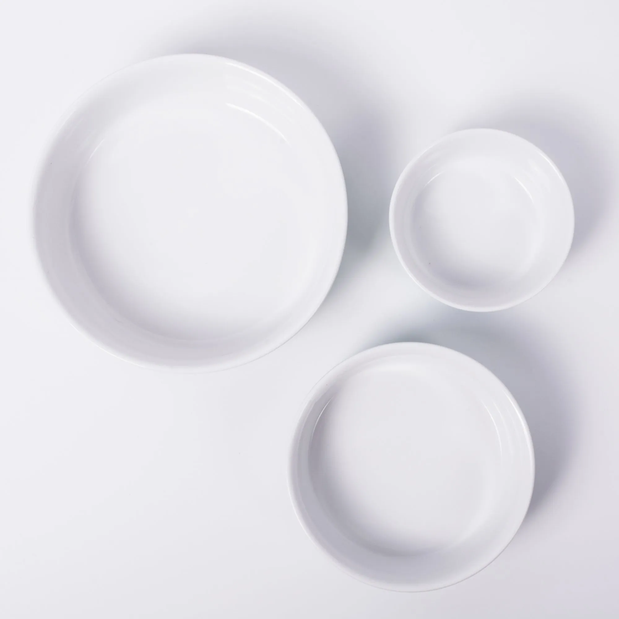 White Marble Pet Bowl Set of 2, Small - 3/4 C Capacity