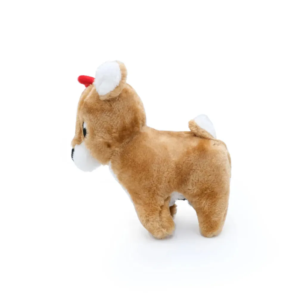 ZippyPaws Dog Toy Holiday Reindeer
