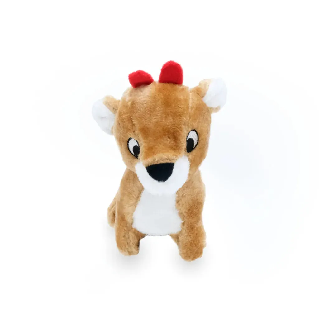 ZippyPaws Dog Toy Holiday Reindeer